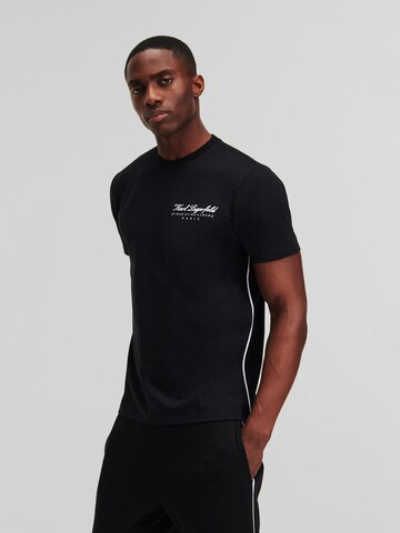 Karl Lagerfeld Shirt 'Hotel' in Black: front