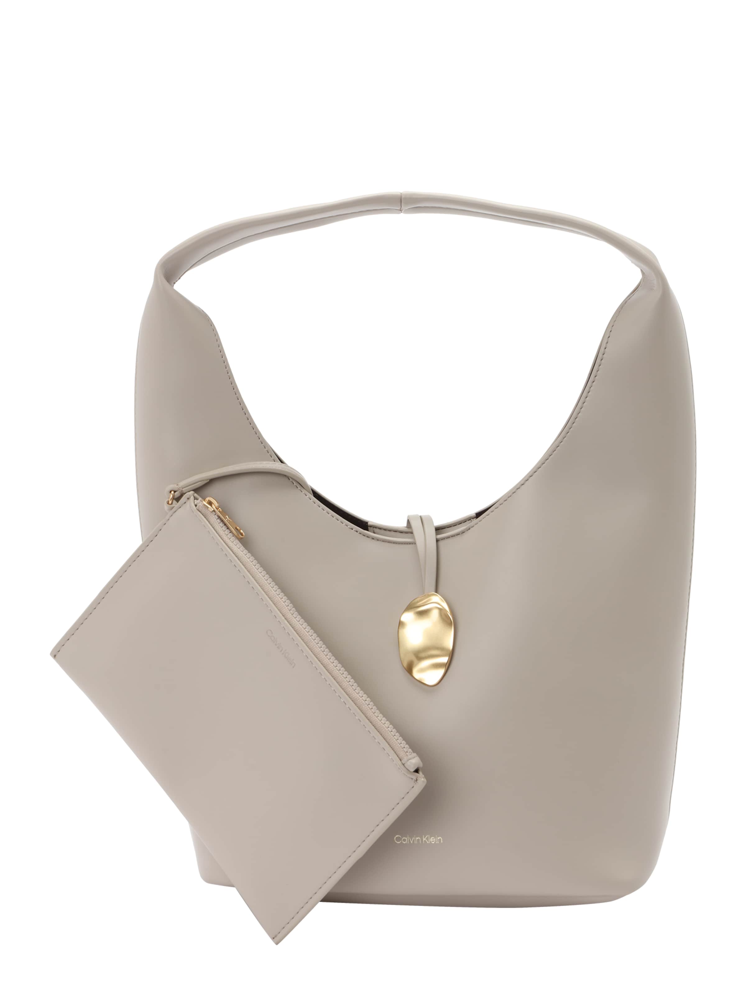 Calvin Klein Taška přes rameno – béžová: přední strana