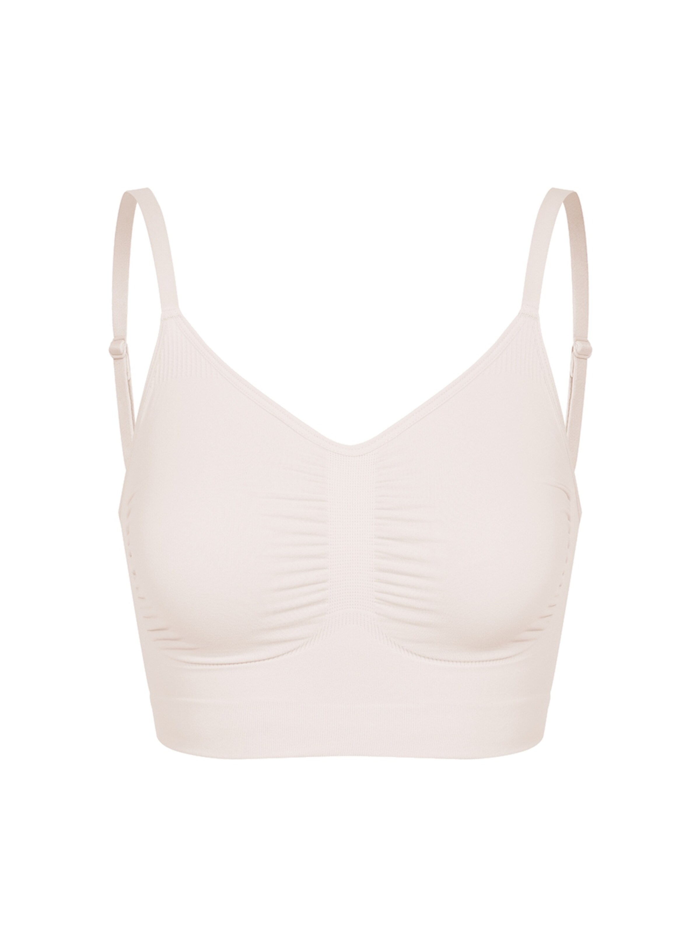 cfab (formerly creamy fabrics) Bustier BH 'Comfort Bralette'‌‌‌‌‌‌ in Beige: Vorderseite