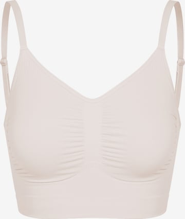 cfab (formerly creamy fabrics) BH 'Comfort Bralette' in Beige: Vorderseite