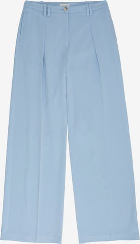 Pantalon à pince 'Lea' TOM TAILOR en bleu : devant