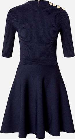 mėlyna Ted Baker Megzta suknelė: priekis
