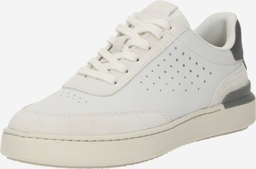 Baskets basses 'Courtlite Run' CLARKS en blanc : devant