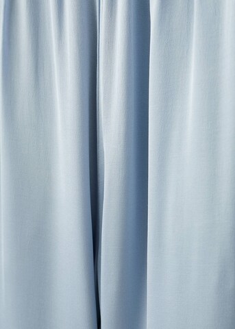 MANGO Wide leg Pants 'Azur' in Blue