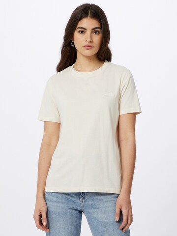 T-shirt 'Classic' Superdry en beige : devant