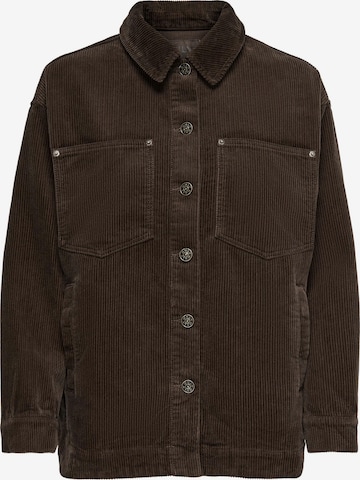 ONLY Between-season jacket 'Bitten' in Brown: front