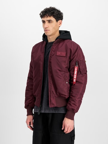 ALPHA INDUSTRIES Téli dzseki 'MA-1 Zip Hood' - piros