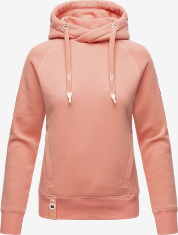 NAVAHOO Sweatshirt 'Liebesmäuschen' i orange: framsida