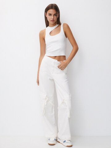 Haut Pull&Bear en blanc