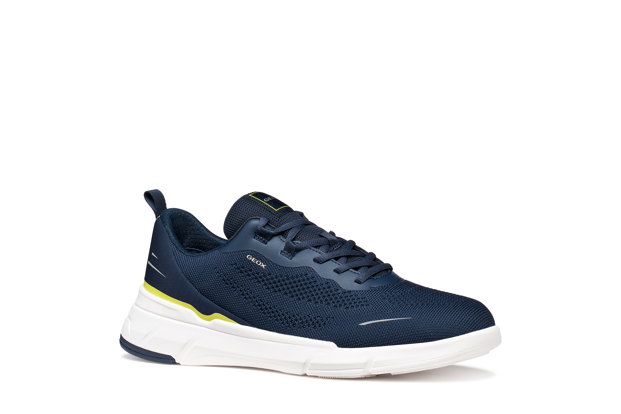 Baskets basses GEOX en bleu : devant