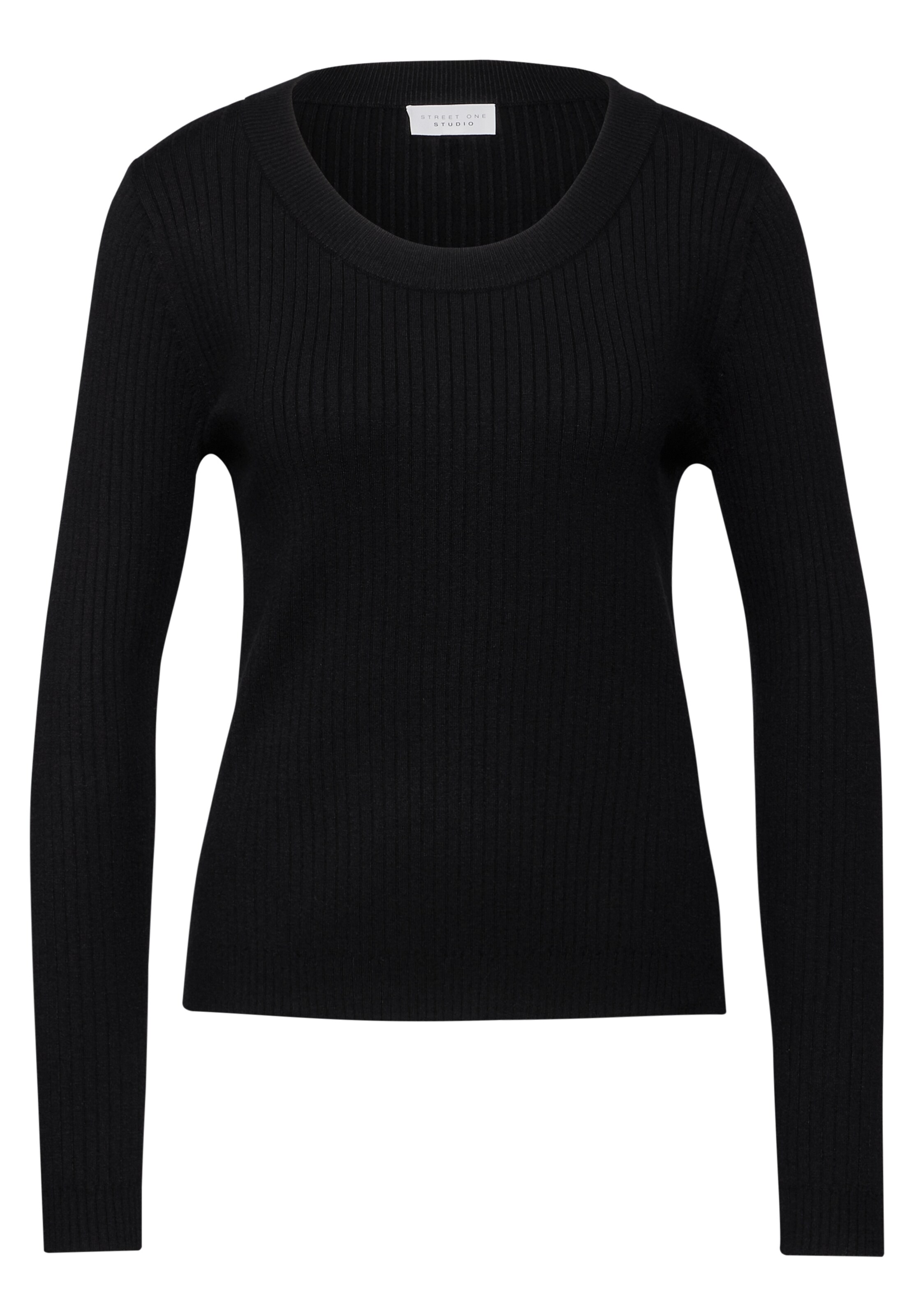 Street One Studio Sweater in Black: front