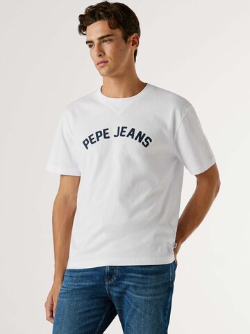 Maglietta 'GIO' di Pepe Jeans in bianco
