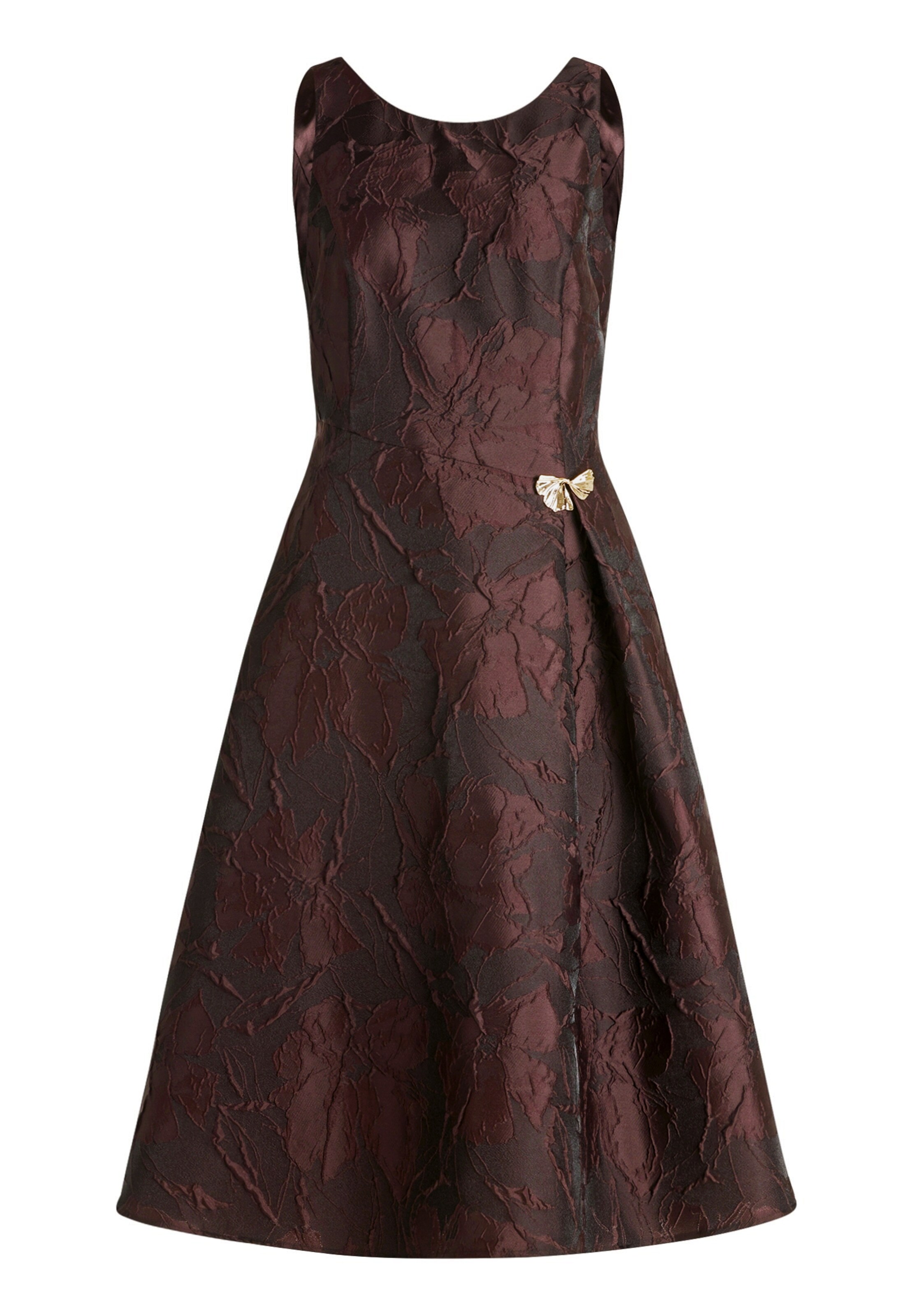 Vera Mont Cocktail Dress in Brown: front