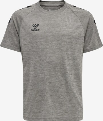 T-Shirt fonctionnel Hummel en gris : devant