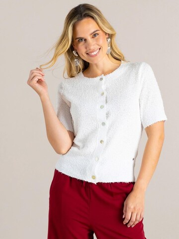 IVY BEAU Knit cardigan 'IVY Beau Glena wit' in White