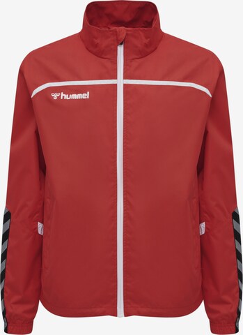 Hummel - Chaqueta de chándal en rojo: frente