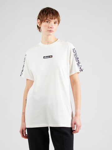 ELLESSE Тениска 'Irbis' в бяло: отпред