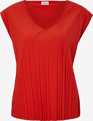 s.Oliver BLACK LABEL Bluse in Rot: predná strana