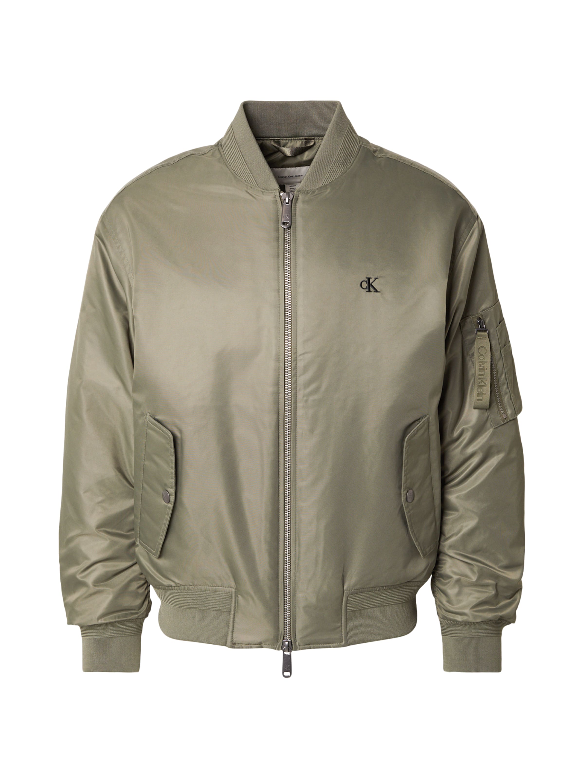 Calvin Klein Jeans Jacke in Grün: Vorderseite