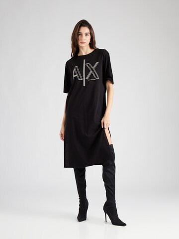 Robe ARMANI EXCHANGE en noir : devant