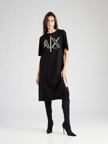 ARMANI EXCHANGE Kleid in Schwarz: predná strana