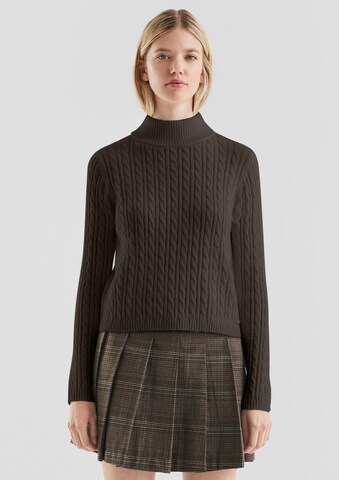 QS Pullover in Braun: Vorderseite