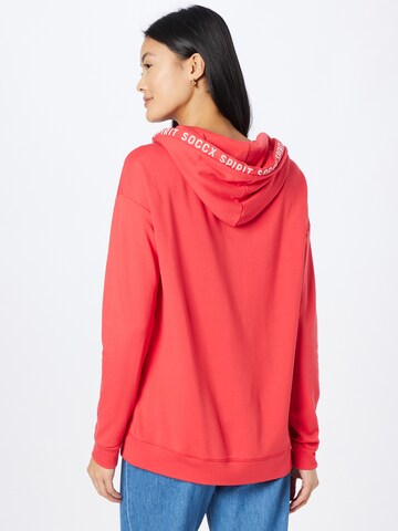 Sweat-shirt Soccx en rouge