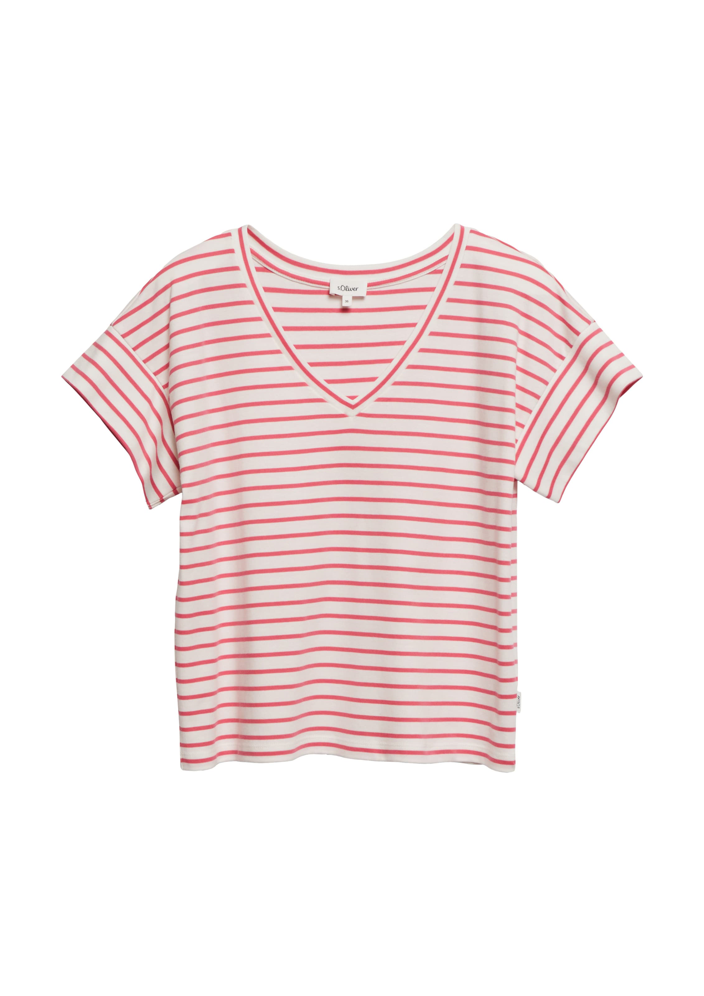 s.Oliver T-Shirt in Orange: Vorderseite