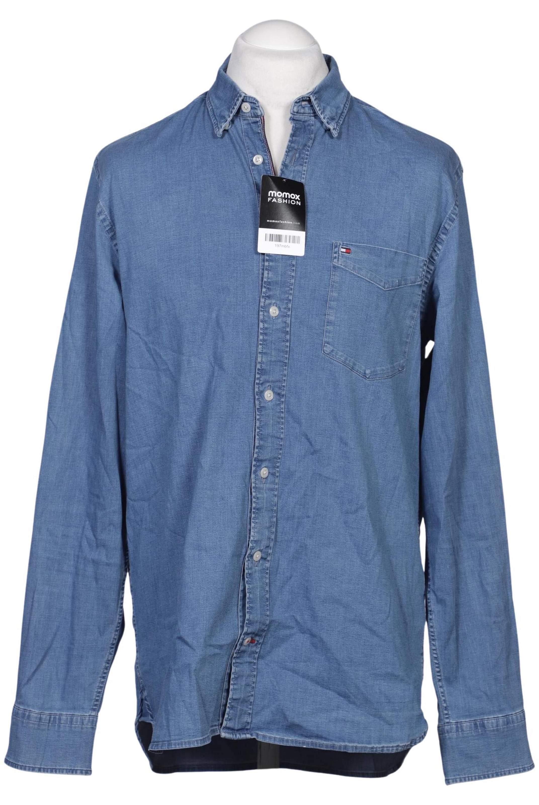 TOMMY HILFIGER Hemd L in Blau: Vorderseite