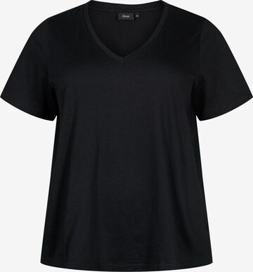 Zizzi - Camisa 'Brea' em preto: frente