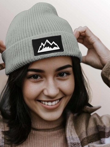 Neverless Beanie 'Mountain' in Grey