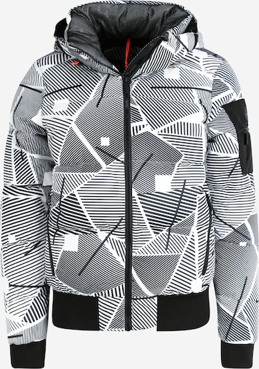 ICEPEAK Športna jakna 'Europa' | črna / bela barva, Prikaz izdelka