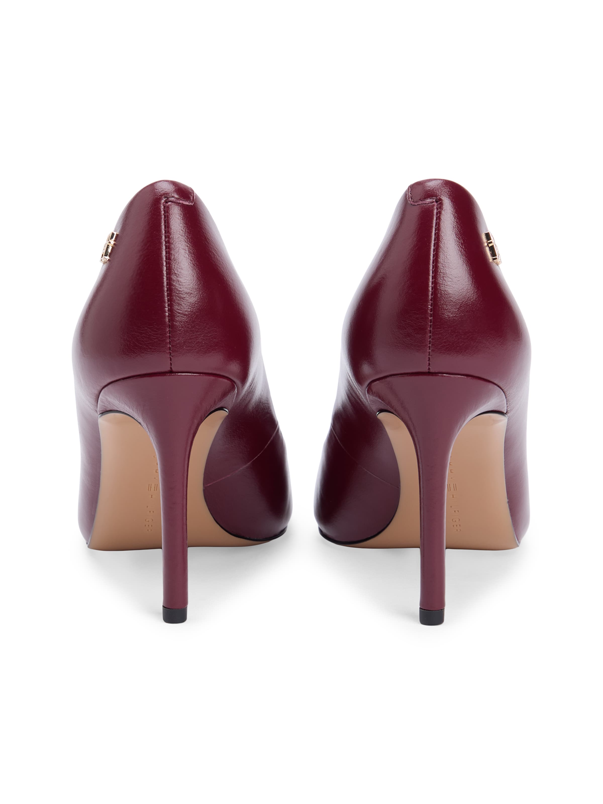 TOMMY HILFIGER Официални дамски обувки 'ESSENTIAL' в червено