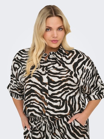 ONLY Carmakoma Blouse in Brown