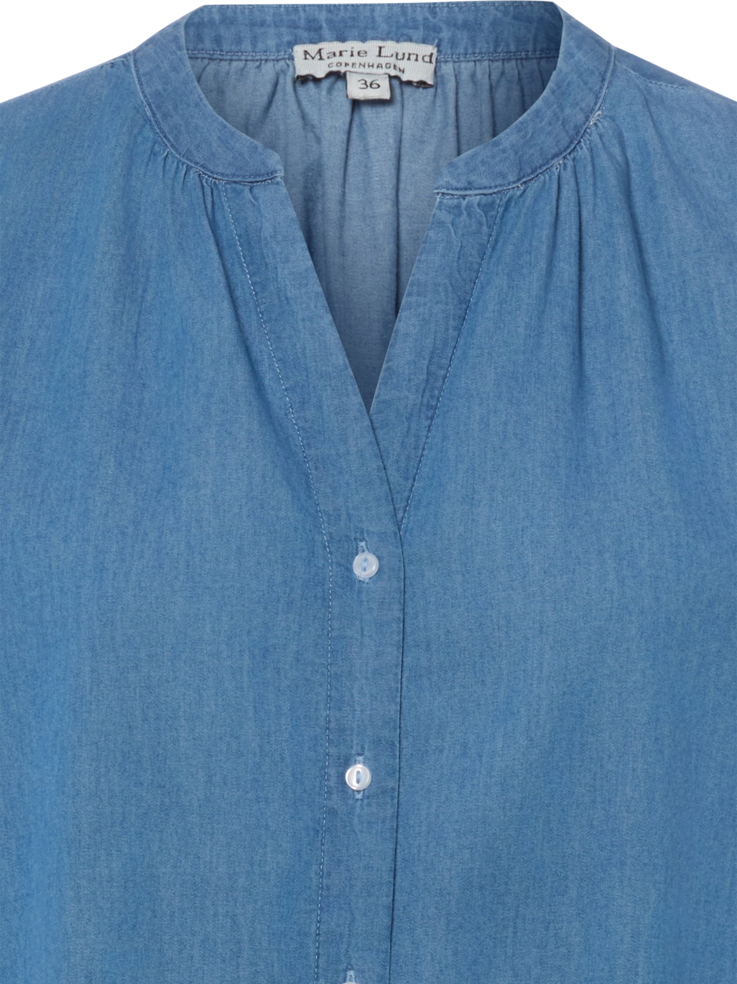 Marie Lund Bluse in Blau