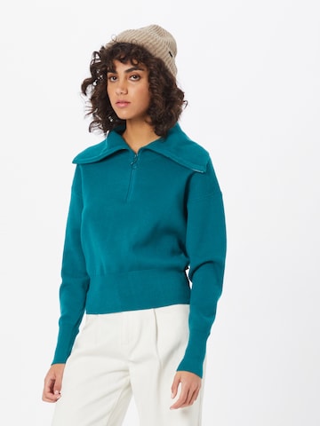 Pull-over QS en bleu : devant