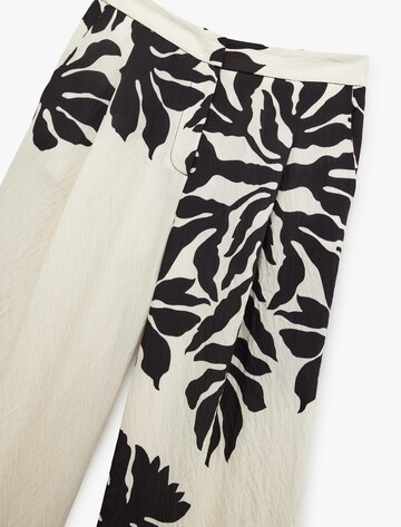 Koton Wide Leg Hose in Weiß