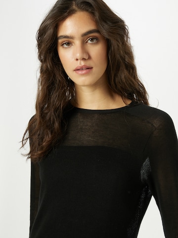 Calvin Klein Pletena obleka | črna barva