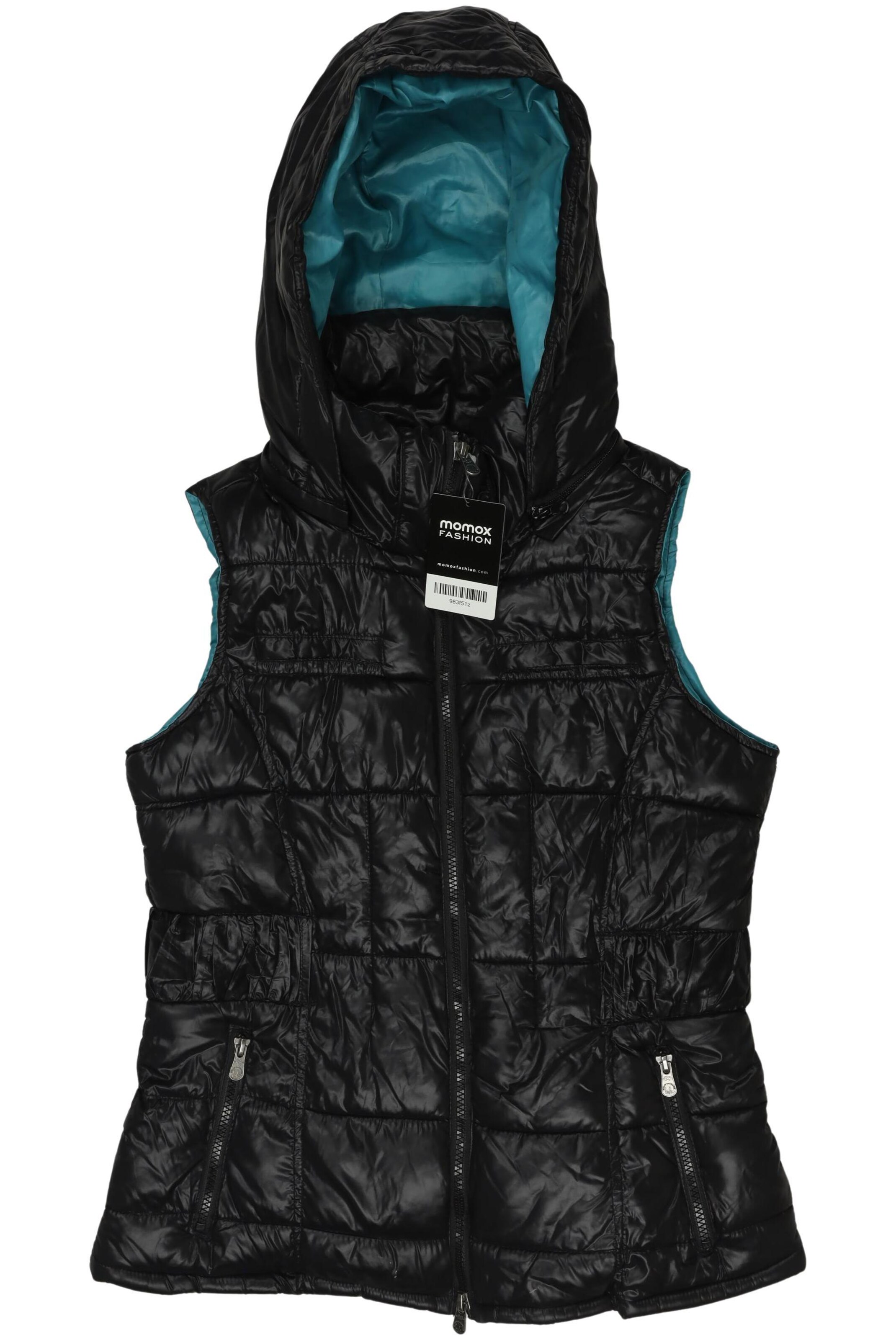 Bershka Vest in M in Black: front