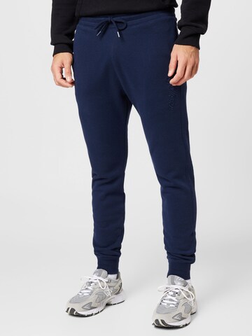 Tapered Pantaloni di HOLLISTER in blu: frontale