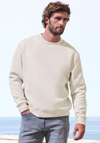 JOHN DEVIN Sweatshirt in Beige
