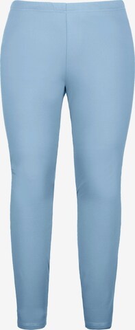 Ulla Popken Leggings in Blauw: voorkant