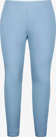 Ulla Popken Weatherproof pants in Blue: front