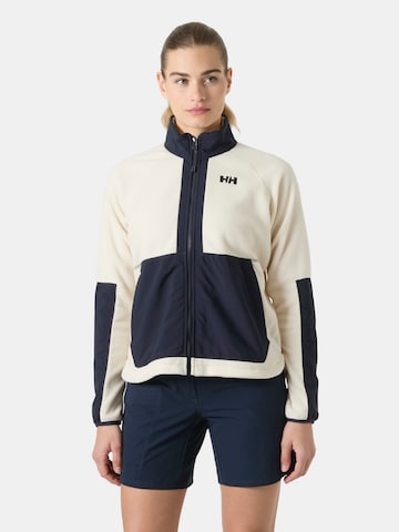 HELLY HANSEN - Chaqueta polar funcional en beige: frente