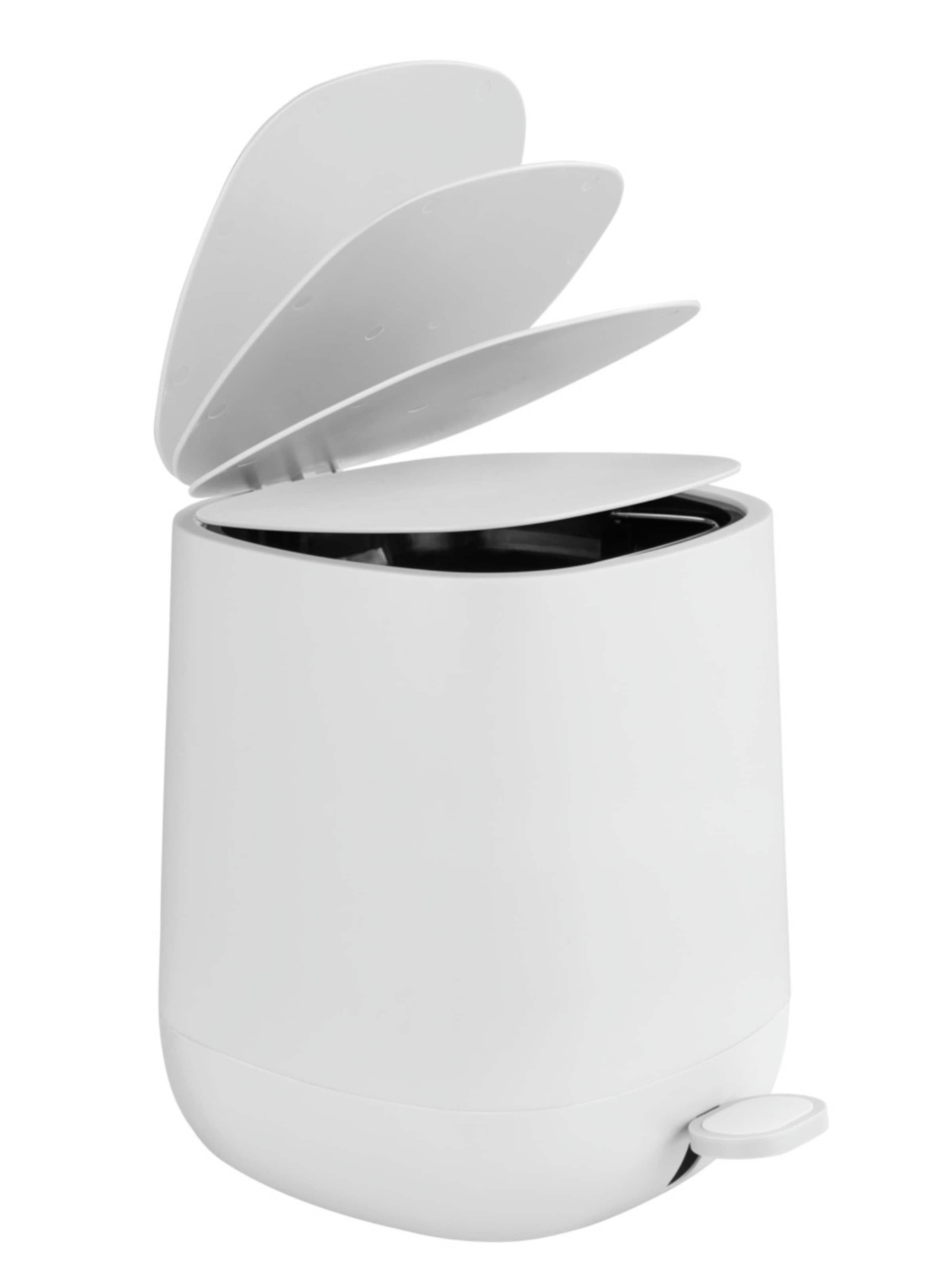 Wenko Kosmetikeimer 'Davos' 5l in Weiß: Vorderseite