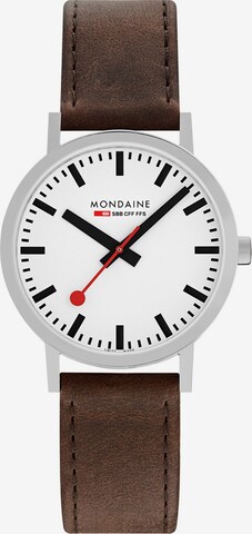 Mondaine Unisex-Uhren Analog Quarz ' ' in Silber: front