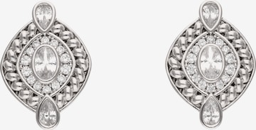 Boucles d'oreilles Gaya en argent : devant