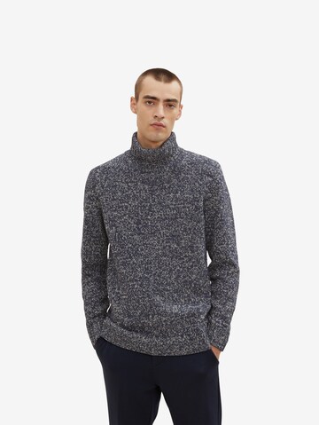 TOM TAILOR Sweater in Blue: front