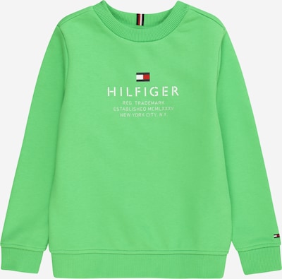TOMMY HILFIGER Sweatshirt in Navy / Neon green / Red / White, Item view