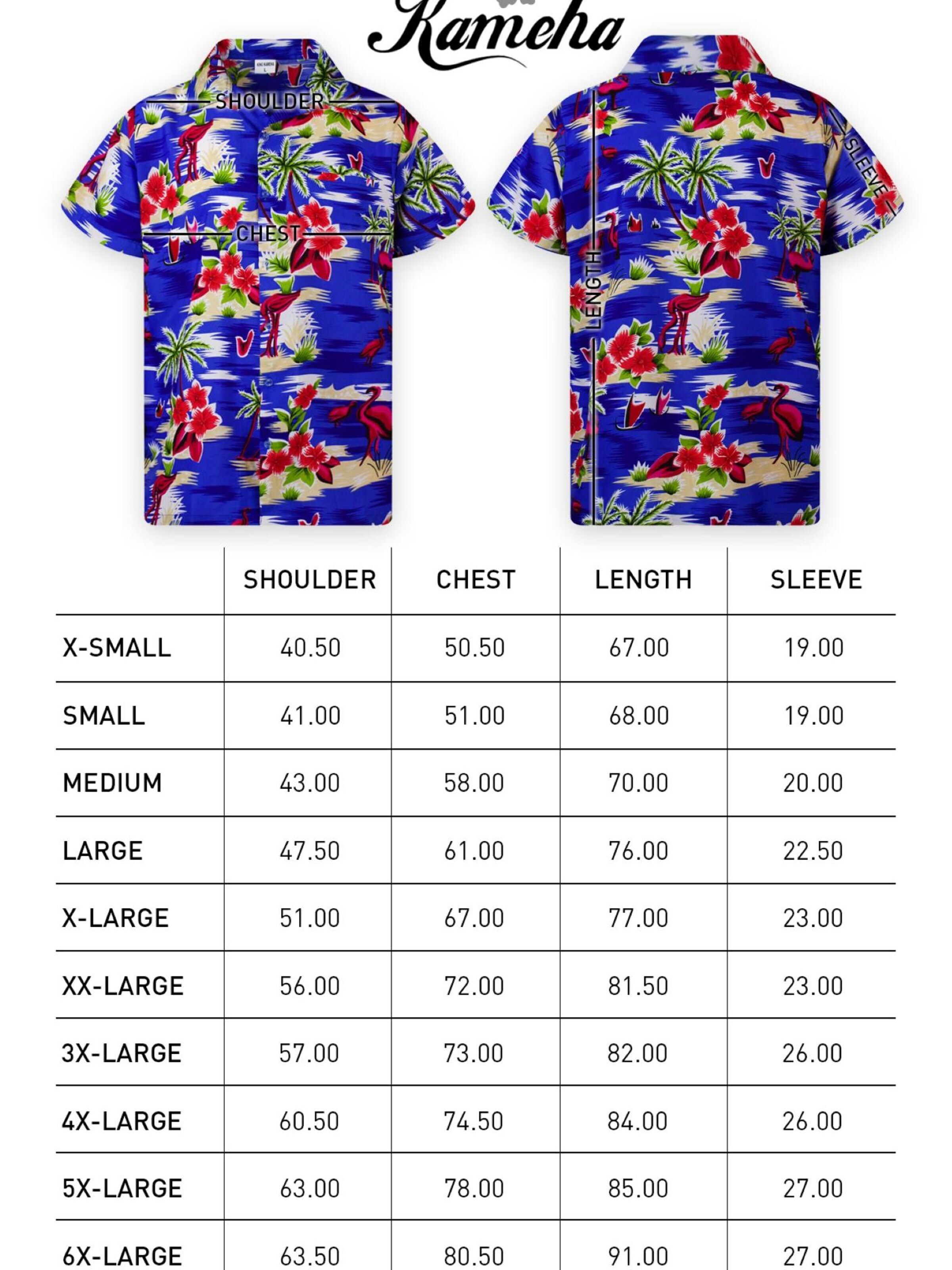 King Kameha - Camiseta 'Flamingos' en azul